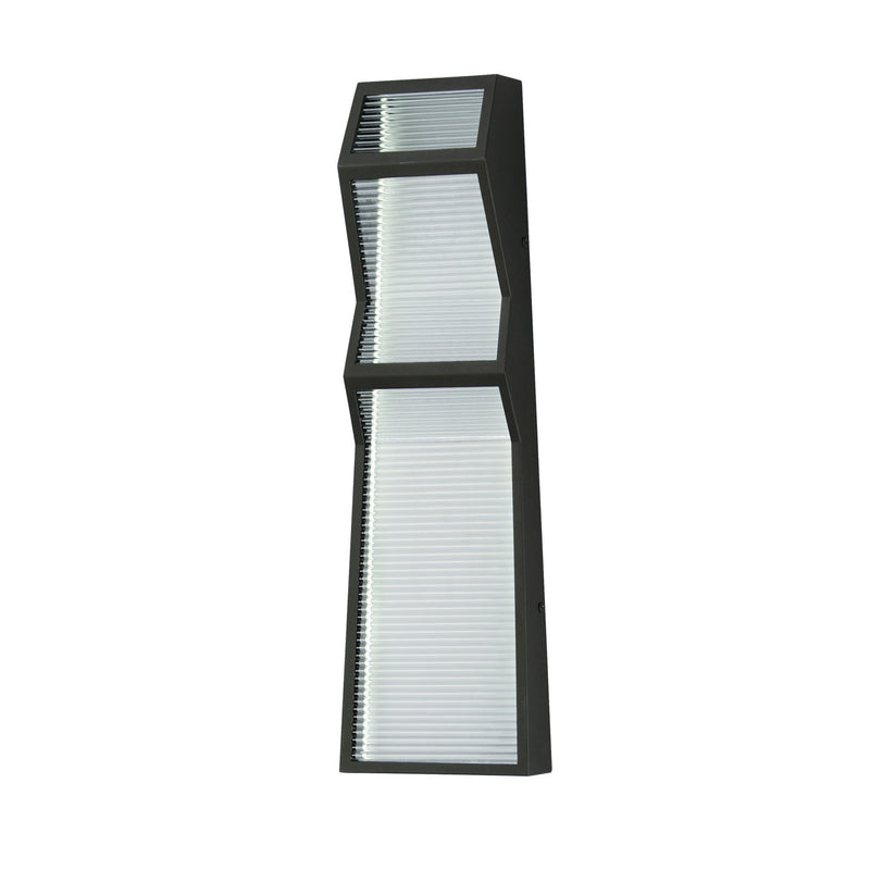 Totem 20" Outdoor LED Sconce in Black