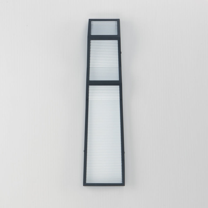 Totem 24" Outdoor LED Sconce in Black