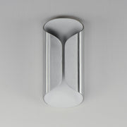 Folio 14" LED Outdoor Wall Sconce in Satin Aluminum / White