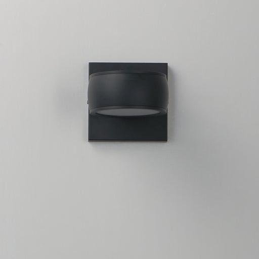Modular 1-Light LED Outdoor Wall Sconce in Black