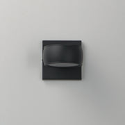 Modular 2-Light LED Outdoor Wall Sconce in Black
