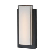 Tower Medium LED Outdoor Wall Sconce in Black