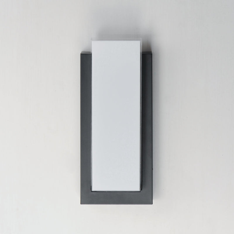 Tower Medium LED Outdoor Wall Sconce in Black