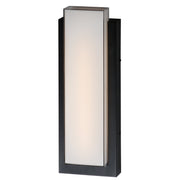 Tower Large LED Outdoor Wall Sconce in Black