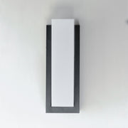 Tower Large LED Outdoor Wall Sconce in Black