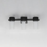Dram 3-Light LED Bath Vanity Light in Black