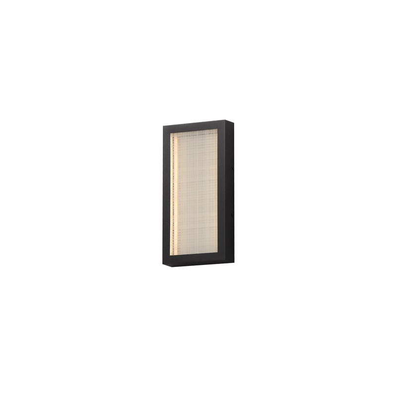 Highlander 12" LED Outdoor Wall Sconce in Black