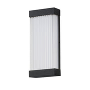 Acropolis 18" LED Outdoor Sconce in Black