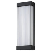 Acropolis 22" LED Outdoor Sconce in Black