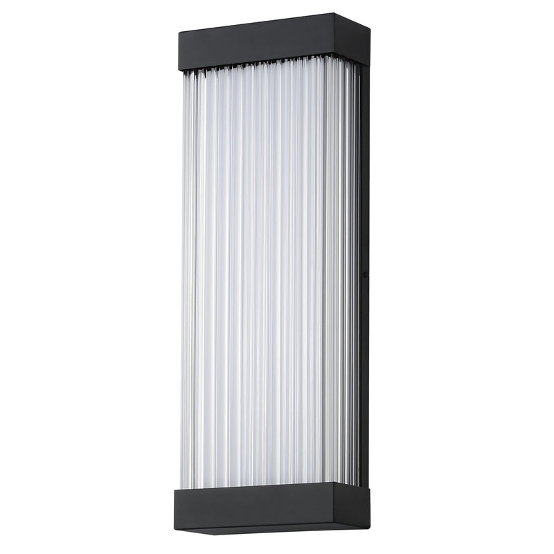 Acropolis 22" LED Outdoor Sconce in Black