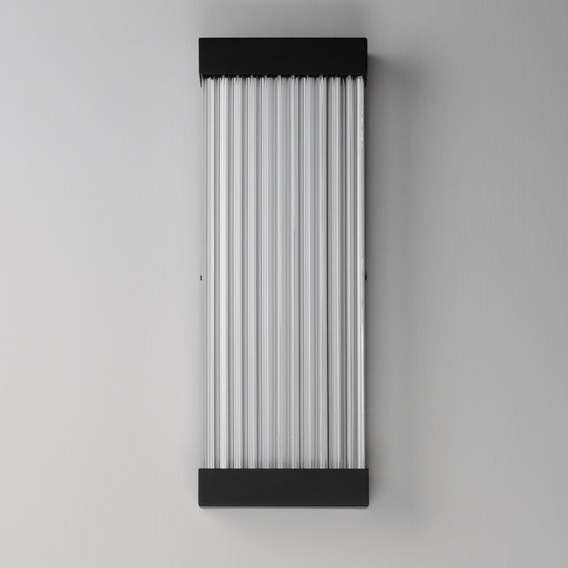Acropolis 22" LED Outdoor Sconce in Black