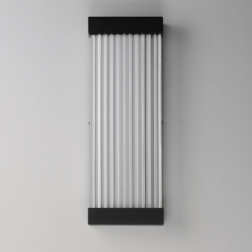 Acropolis 22" LED Outdoor Sconce in Black