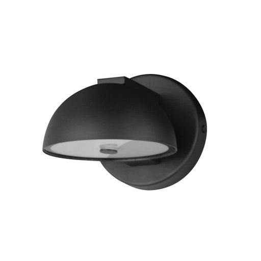 Cauldron 6" LED Outdoor Wall Sconce in Black