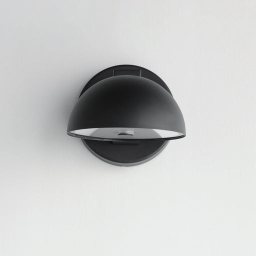 Cauldron 6" LED Outdoor Wall Sconce in Black