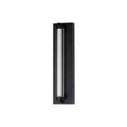 Fuse 18" LED Outdoor Wall Sconce in Black / Gold