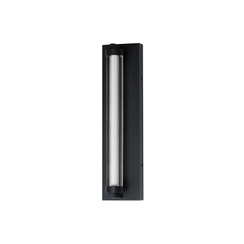 Fuse 18" LED Outdoor Wall Sconce in Black / Gold