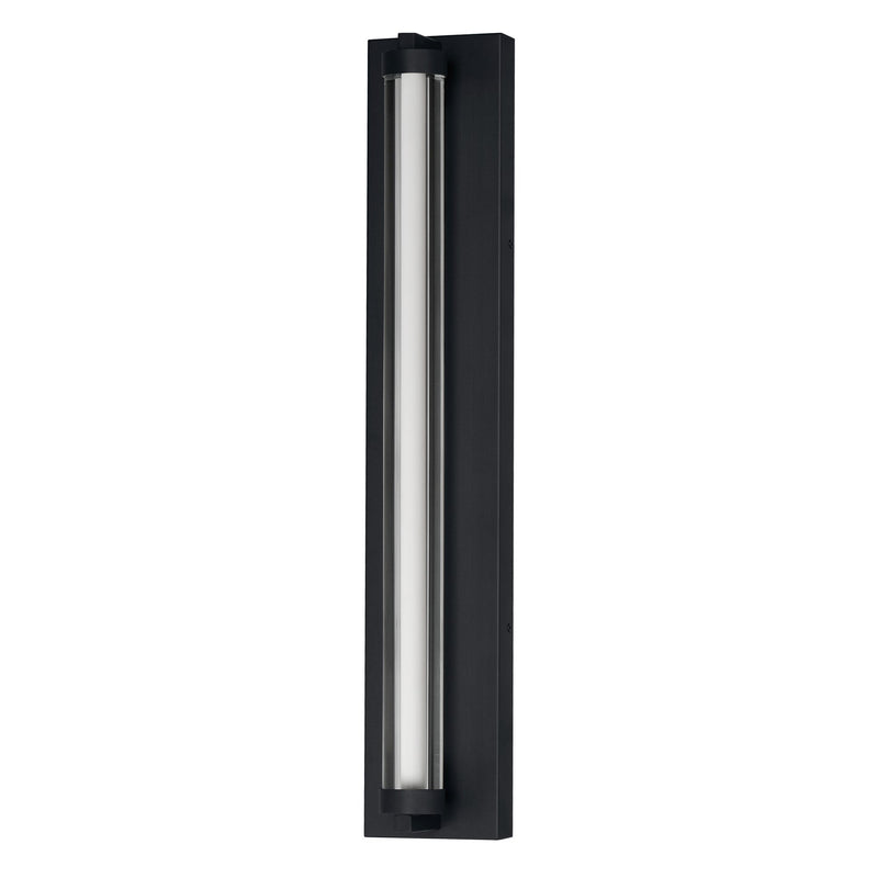 Fuse 27" LED Outdoor Wall Sconce in Black / Gold