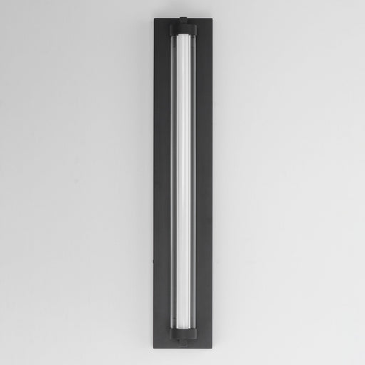 Fuse 27" LED Outdoor Wall Sconce in Black / Gold