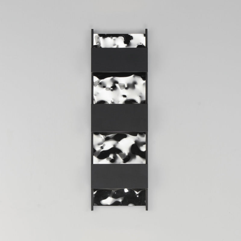 Coulee Large LED Outdoor Wall Sconce in Black