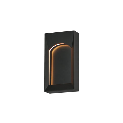 Brasilia Small LED Outdoor Sconce in Black