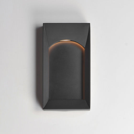 Brasilia Small LED Outdoor Sconce in Black