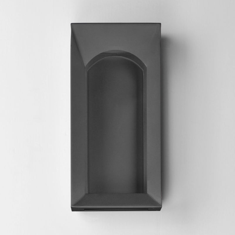 Brasilia LED Outdoor Sconce in Black