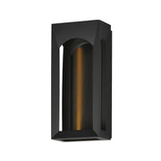 Brasilia Large LED Outdoor Sconce in Black