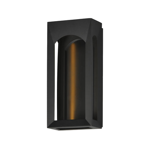 Brasilia Large LED Outdoor Sconce in Black