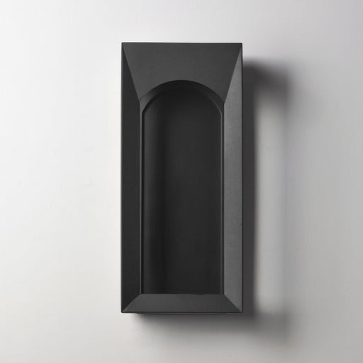 Brasilia Large LED Outdoor Sconce in Black