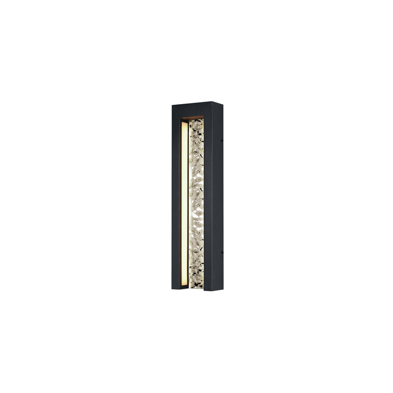 Liquid 18" LED Outdoor Wall Sconce in Black