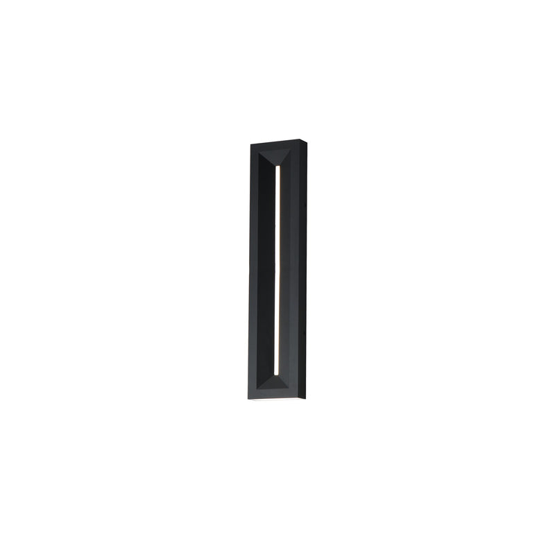 Fosso 24" LED Outdoor Wall Sconce in Black