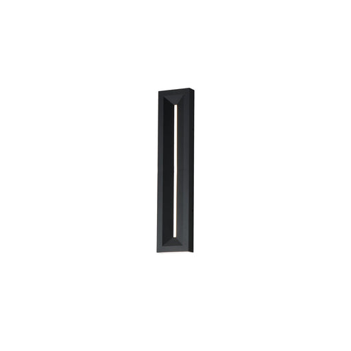 Fosso 24" LED Outdoor Wall Sconce in Black