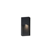 Grate 14" LED Outdoor Wall Sconce in Black