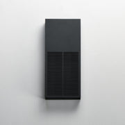 Grate 14" LED Outdoor Wall Sconce in Black