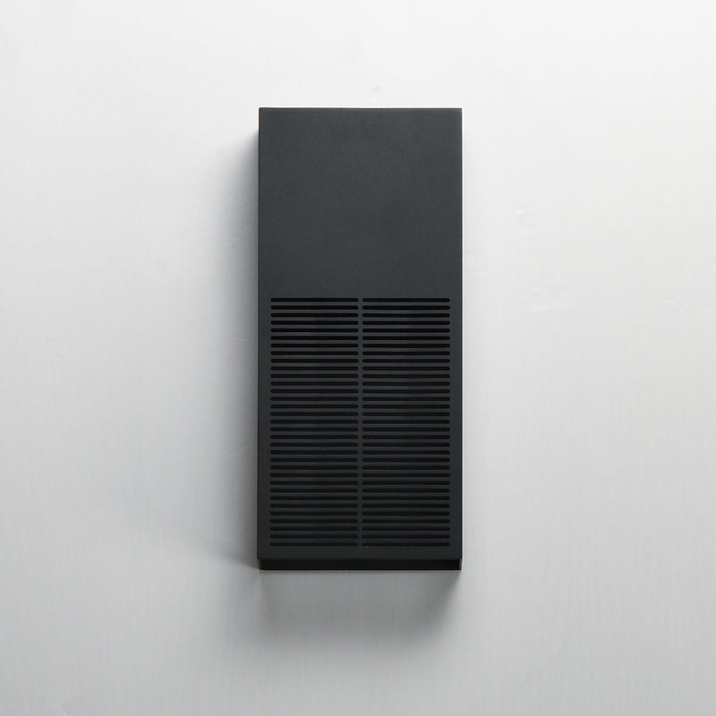 Grate 14" LED Outdoor Wall Sconce in Black