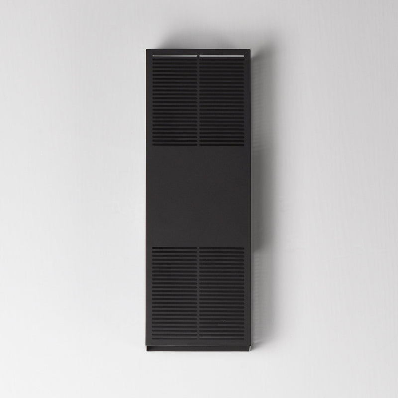 Grate 18" LED Outdoor Wall Sconce in Architectural Bronze