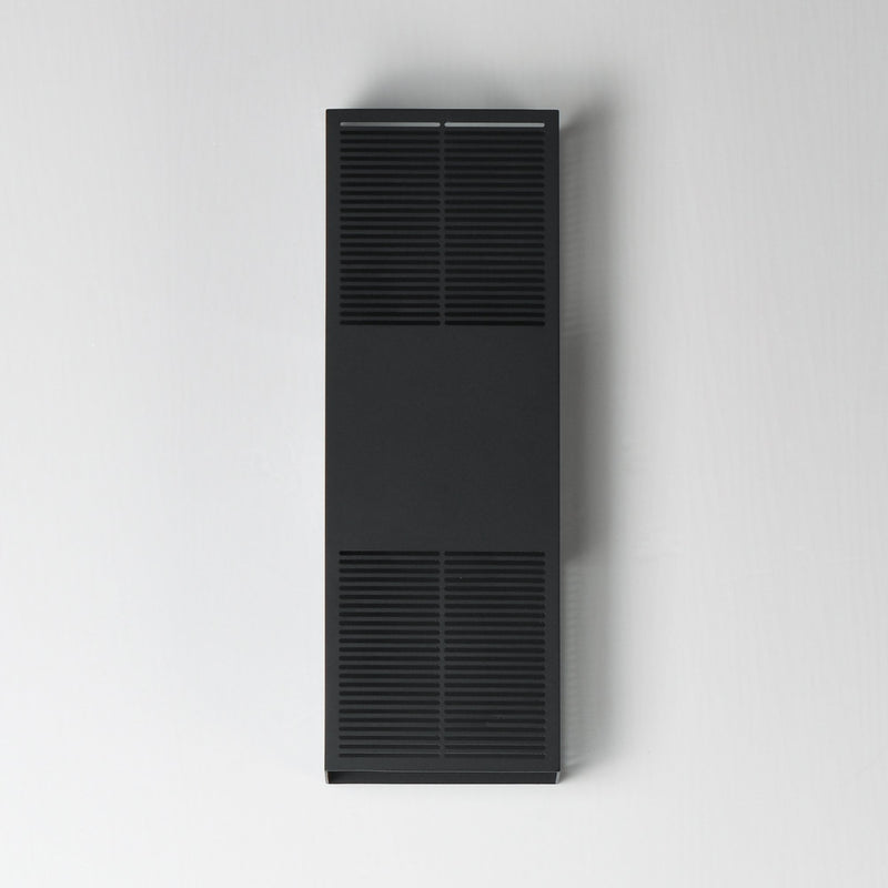 Grate 18" LED Outdoor Wall Sconce in Black