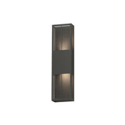 Grate 24" LED Outdoor Wall Sconce in Architectural Bronze