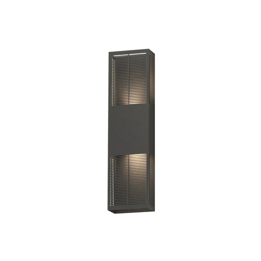 Grate 24" LED Outdoor Wall Sconce in Architectural Bronze