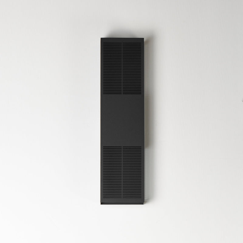 Grate 24" LED Outdoor Wall Sconce in Black