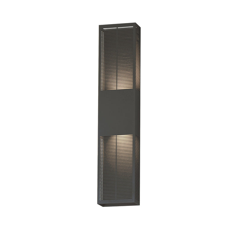 Grate 30" LED Outdoor Wall Sconce in Architectural Bronze