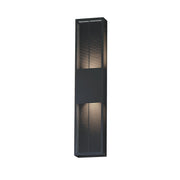 Grate 30" LED Outdoor Wall Sconce in Black