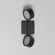Embrace 2-Light LED Wall Sconce in Black