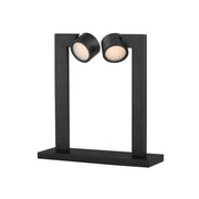 Embrace 2-Light LED Table Lamp in Black