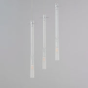 Pipette 3-Light LED Pendant in Polished Chrome