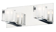 Blocs 2-Light LED Bath Vanity Light in Polished Chrome