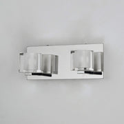 Blocs 2-Light LED Bath Vanity Light in Polished Chrome