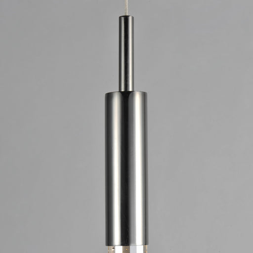 Scepter 1-Light LED Pendant in Black Chrome