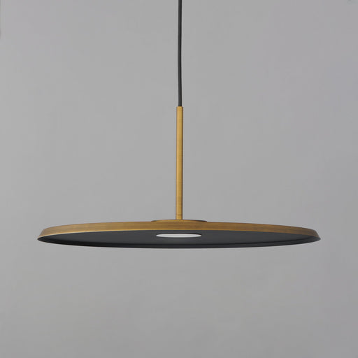 Berliner 20" LED Pendant in Antique Brass