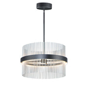 Chimes 5CCT Select 24" Pendant in Black / Satin Nickel